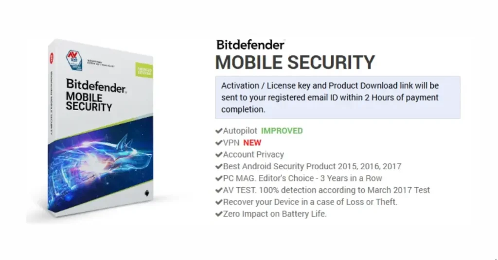 Best Free Antivirus Software for Android: To Staying Safe 2 bitdefender mobile security